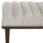 Banc Felicienne Mid-Century de Couture - 63 L x 20 P x 18 H - 63Lx20Px18H