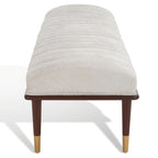Banc Felicienne Mid-Century de Couture - 63 L x 20 P x 18 H - 63Lx20Px18H