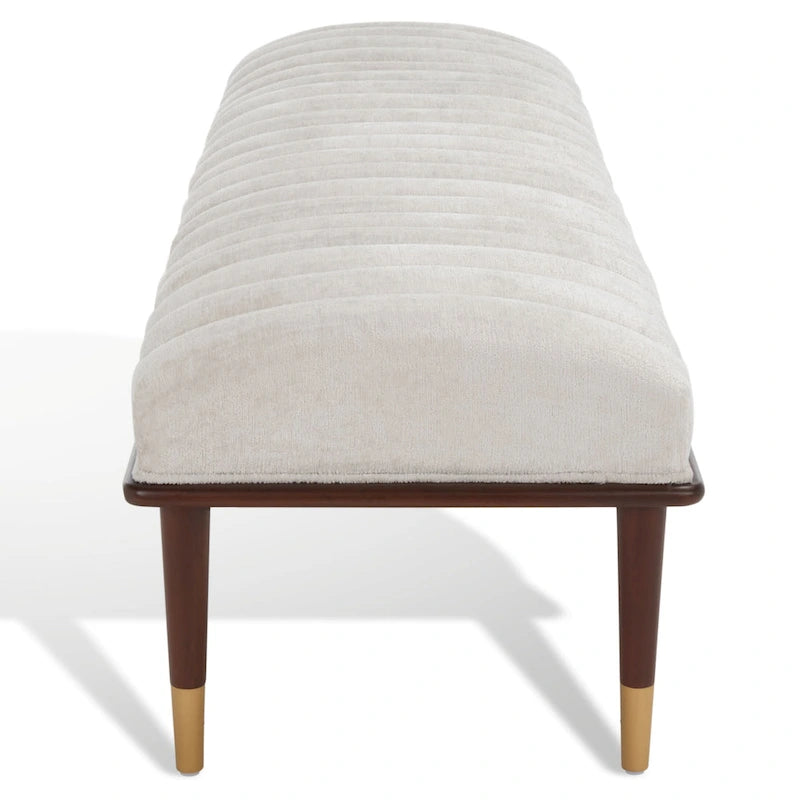 Banc Felicienne Mid-Century de Couture - 63 L x 20 P x 18 H - 63Lx20Px18H