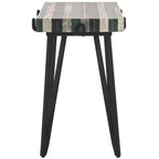 Table d'appoint Velimirka avec plateau en marbre (entièrement assemblée) - 49,5 cm l. x 34,3 cm P x 52,1 cm H - 20Wx14Dx21H