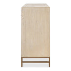 Ensemble de chambre Drayden en bois massif de chêne transitionnel 3 pièces : commode et 2 tables de chevet