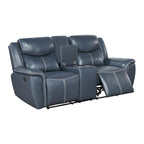 Causeuse inclinable Stanwicke Blue Motion avec console