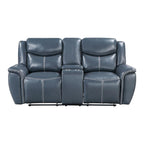 Causeuse inclinable Stanwicke Blue Motion avec console