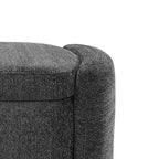 Banc de rangement en chenille, design minimaliste et élégant