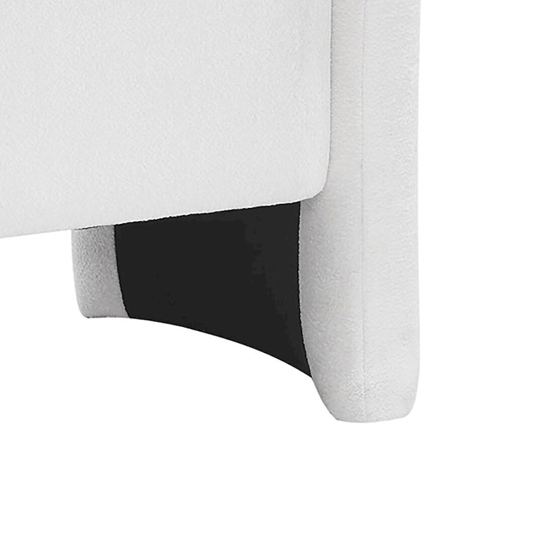 Banc de rangement en chenille, design minimaliste et élégant