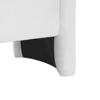 Banc de rangement en chenille, design minimaliste et élégant