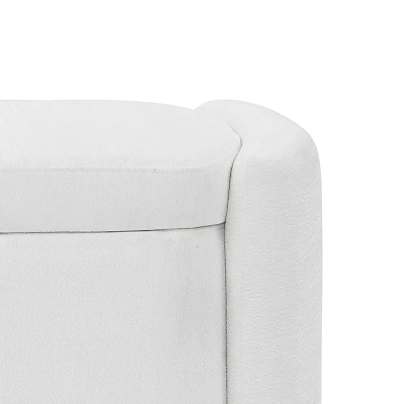 Banc de rangement en chenille, design minimaliste et élégant
